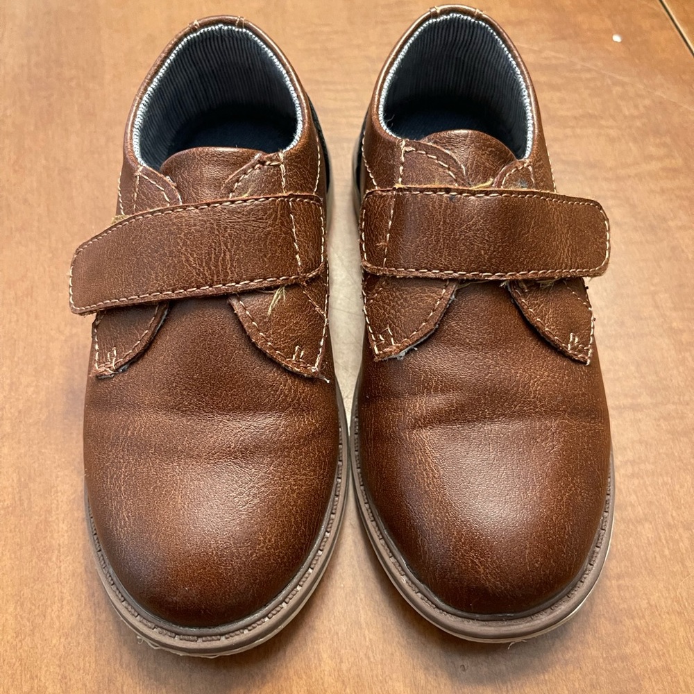 Max + Jake Brown Boys Dress Shoes Size 8